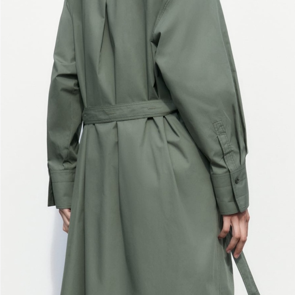 Zara MULTI-POSITIONAL SHIRDRESS - Picture 7 of 8